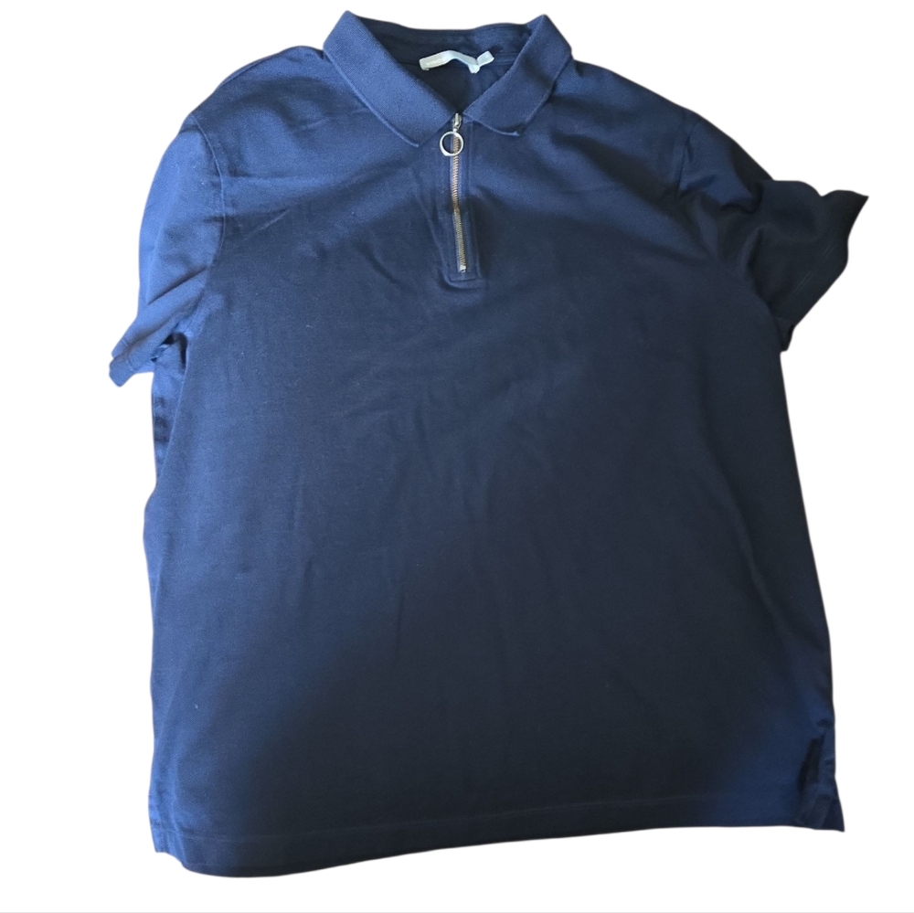 Vince Dark Blue Polo Shirt